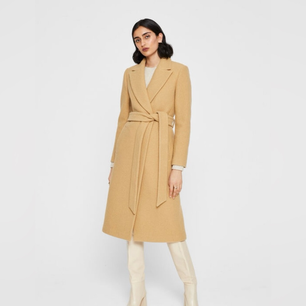 Club Monaco Slim Belted Coat